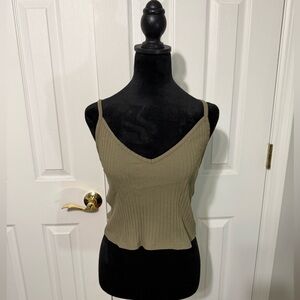 H&M Olive tank top
